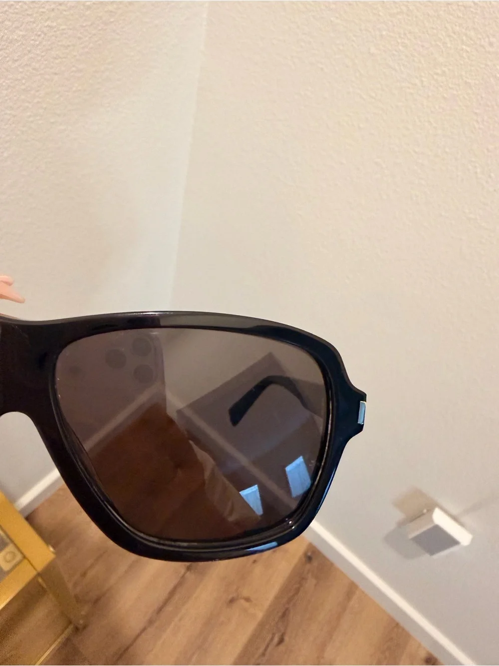 Saint Laurent SL 609 Carolyn shield sunglasses
